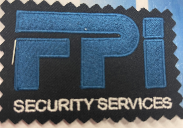 Embroidery (FPI Security Services Navy) Left Chest