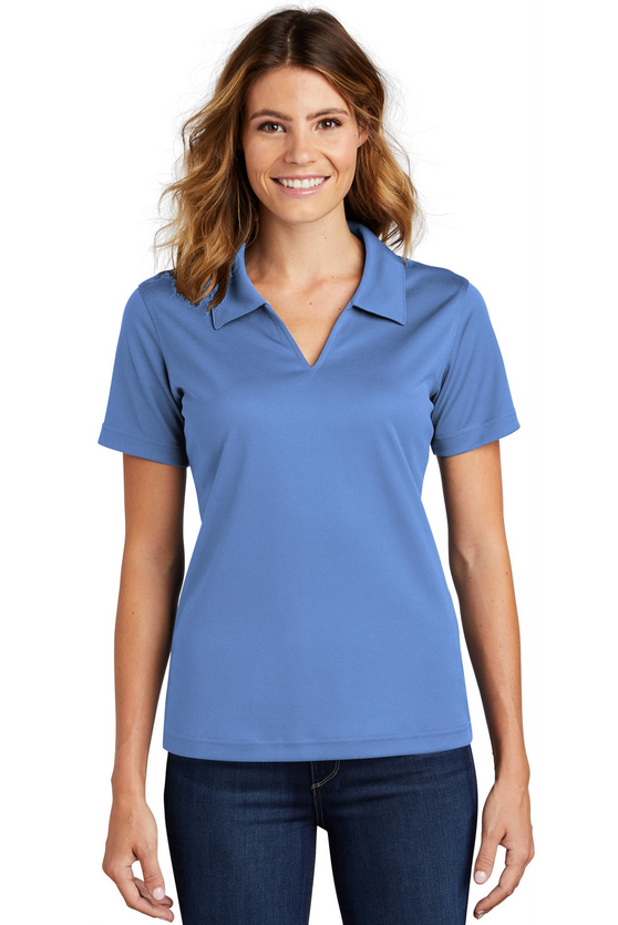 Sport-Tek® Women's Dri-Mesh® V-Neck Polo