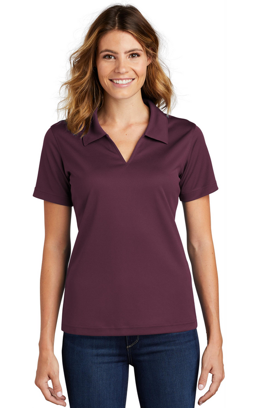 Sport-Tek® Women's Dri-Mesh® V-Neck Polo