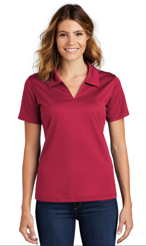 Sport-Tek® Women's Dri-Mesh® V-Neck Polo