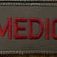 MEDIC (Velcro Patch ) Red Letters / Tan Patch 2