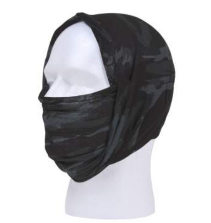 Multi-Use Neck Gaiter and Face Covering Tactical Wrap