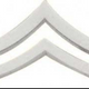 CORPORAL Chevron, Pair, 3/4