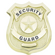 SECURITY GUARD Badge - For Chest