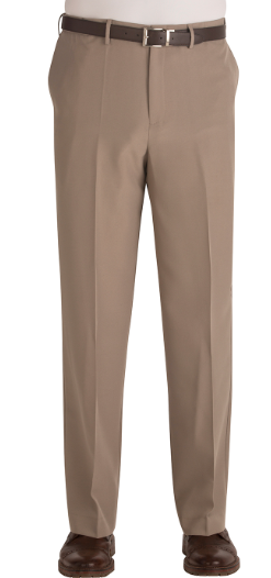 ESSENTIAL FLAT FRONT PANT