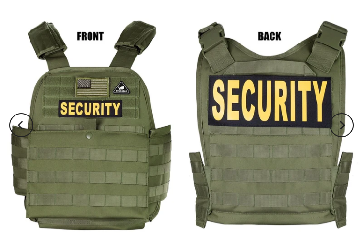 Ryno Gear Adjustable Tactical Plate Carrier