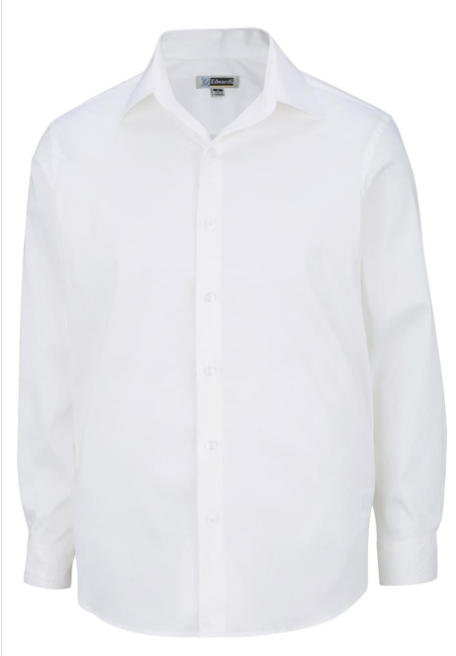 (Prime Protection) Stretch Broadcloth Long Sleeve Mens Shirt