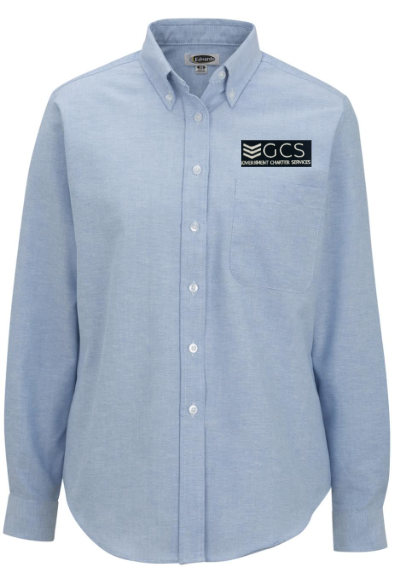 GCS Easy Care Oxford Long Sleeve Ladies Shirt