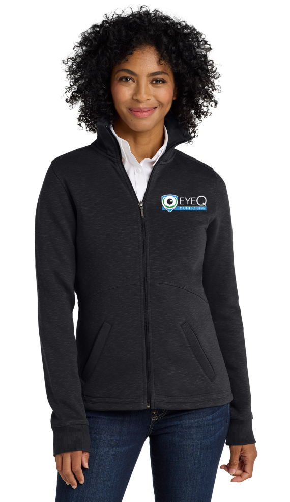 EQM Port Authority® Women's Slub Fleece Full-Zip Jacket