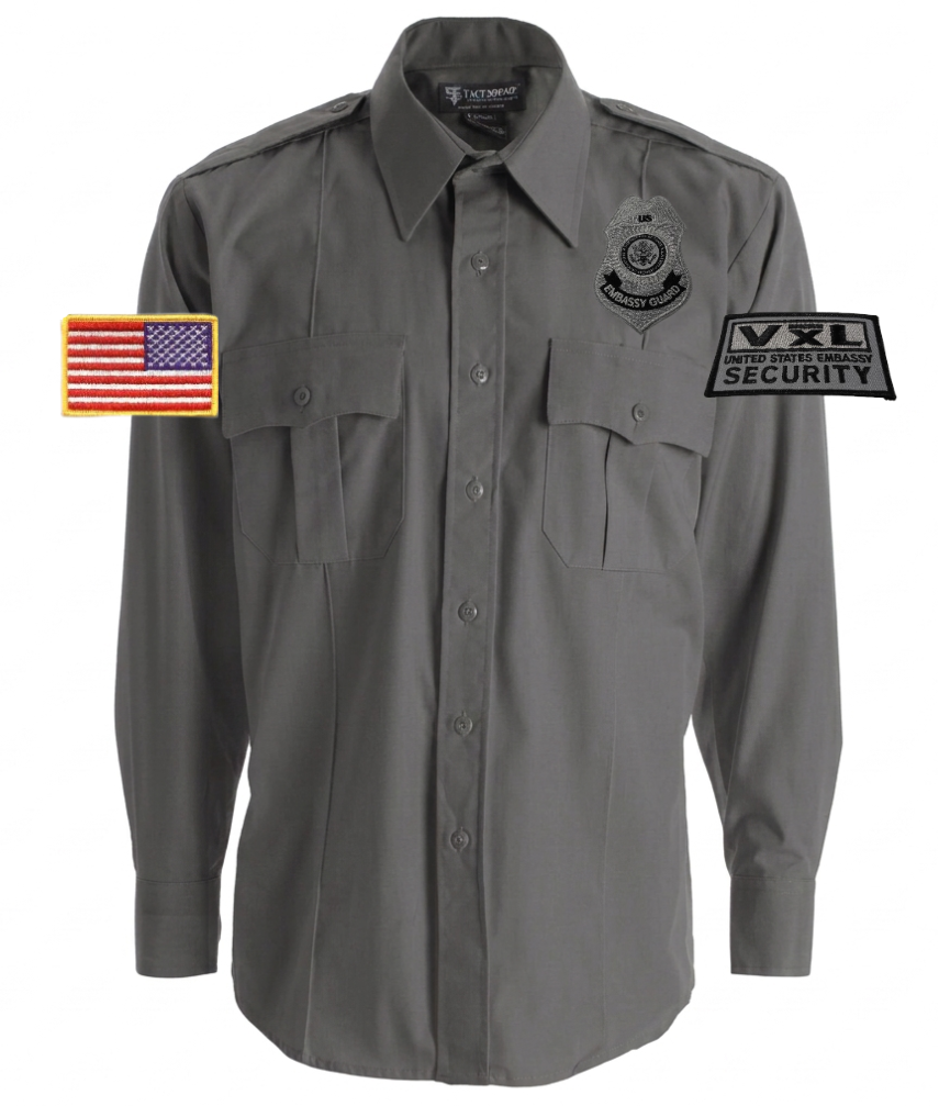 VXL Poly/Cotton Long Sleeve Security Shirt