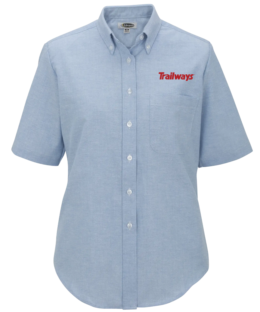 ATL Easy Care Oxford Short Sleeve Ladies Shirt
