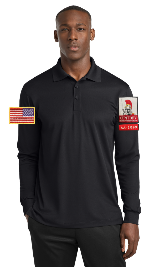 CPS Sport-Tek® Long Sleeve Micropique Sport-Wick®Polo
