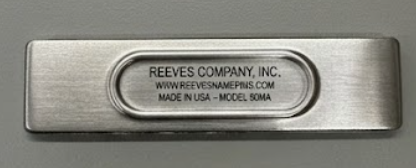 Metal Name Pin (W/DLUX Magnet)