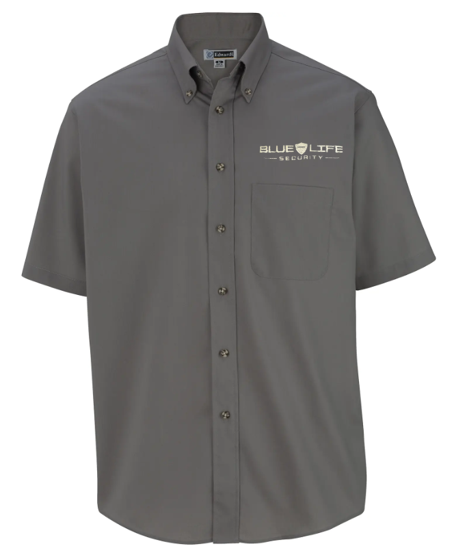 BLS Easy Care Poplin Short Sleeve Mens Shirt