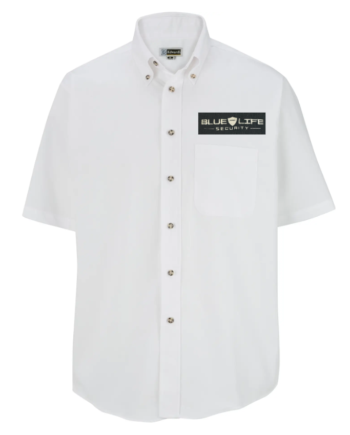 BLS Easy Care Poplin Short Sleeve Mens Shirt