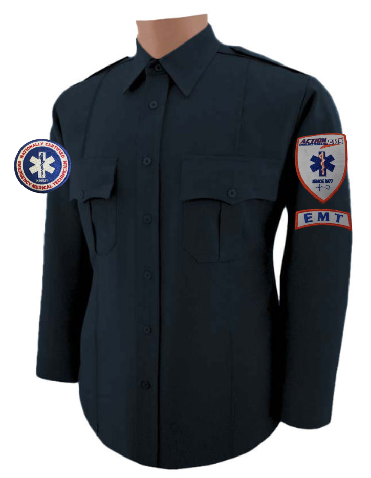AAS Poly/Cotton Long Sleeve Security Shirt (Nationally Certified)