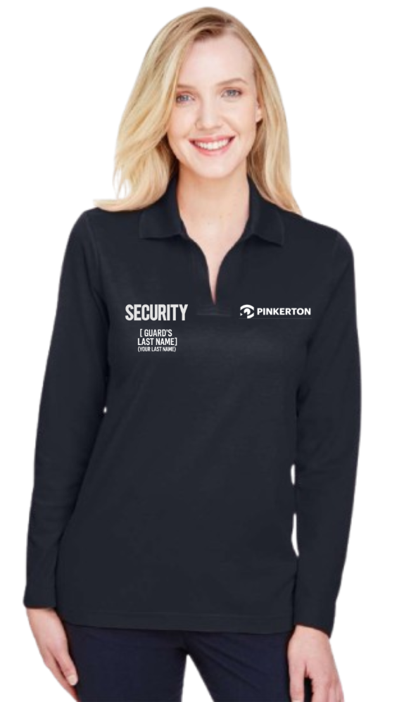 PIN Women's CrownLux Performance® Plaited Long Sleeve Polo