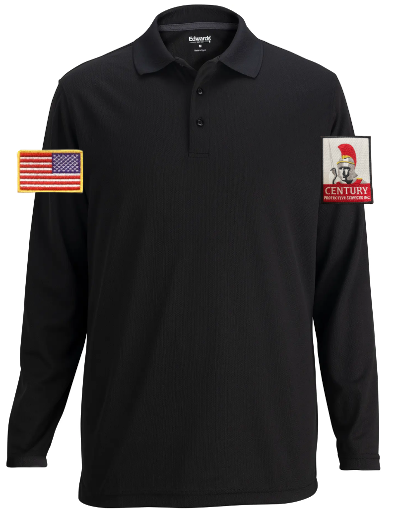 CPS Hi-Performance Mesh Long Sleeve Polo