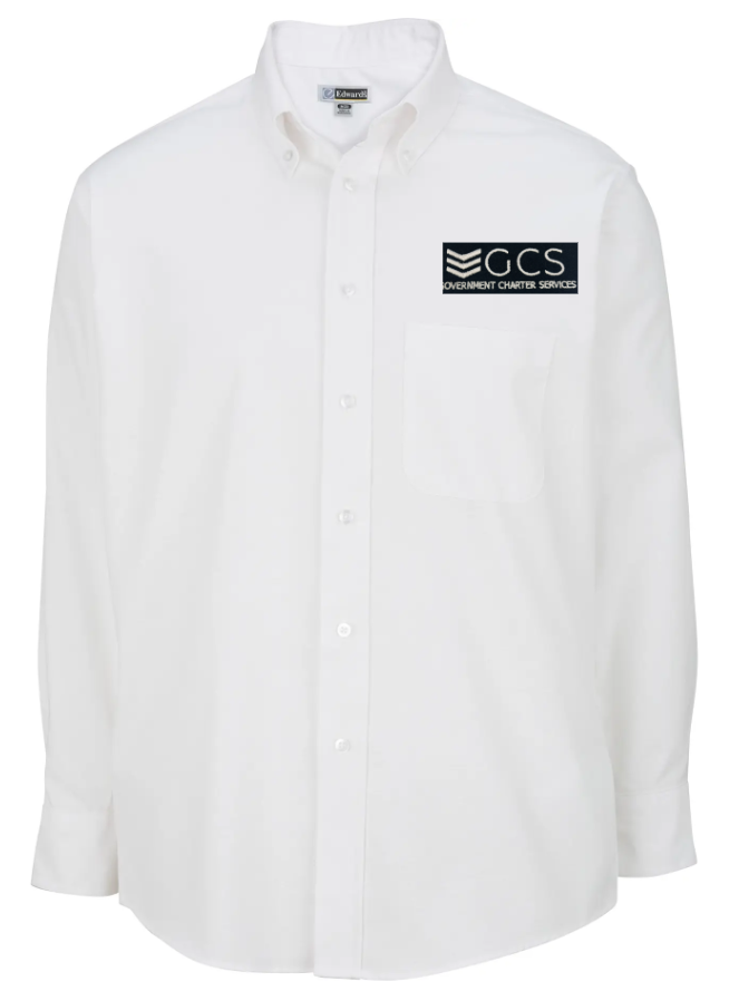 GCS Easy Care Oxford Long Sleeve Mens Shirt