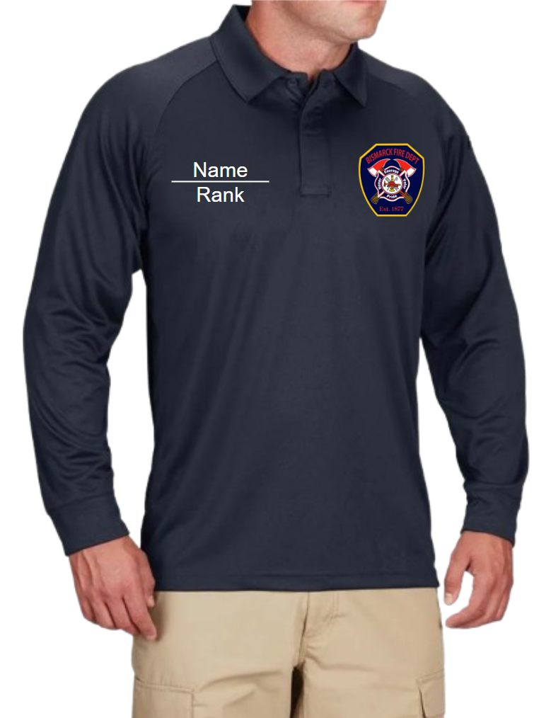 BFD Men's Snag-Free Long Sleeve Polo