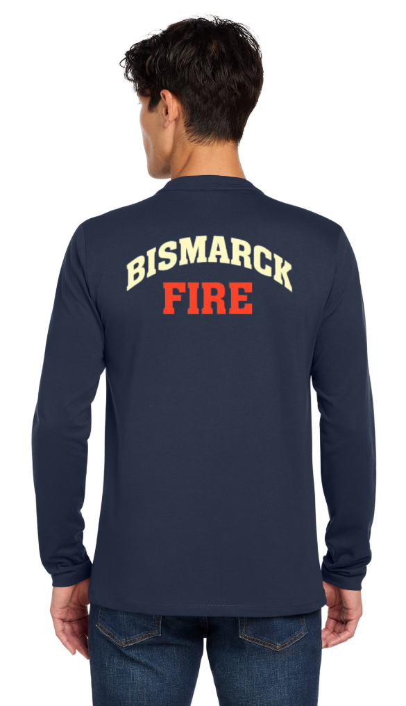 BFD New Era® Heritage Blend Long Sleeve Crew Tee