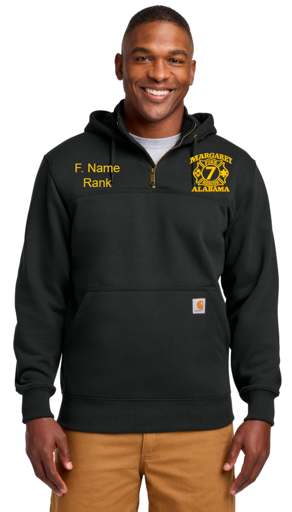 MFD Carhartt® Rain Defender® Paxton Heavyweight Hooded Zip Mock Sweatshirt