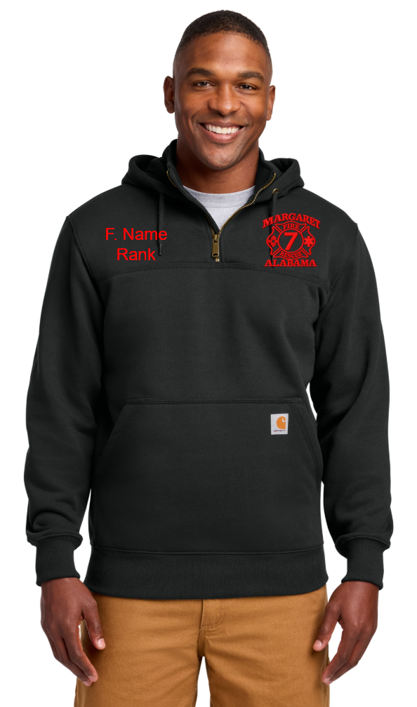 MFD Carhartt® Rain Defender® Paxton Heavyweight Hooded Zip Mock Sweatshirt