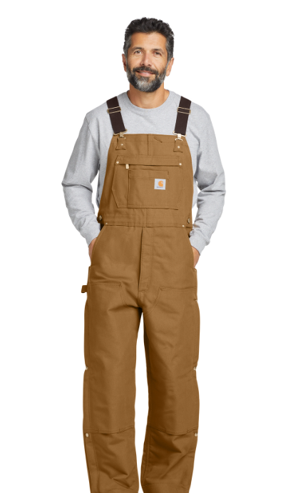 Carhartt® Firm Duck Insulated Bib Overalls