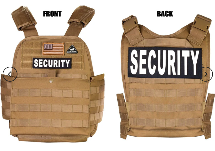 Ryno Gear Adjustable Tactical Plate Carrier