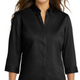 Port Authority® Women's 3/4-Sleeve SuperPro™ Twill Shirt