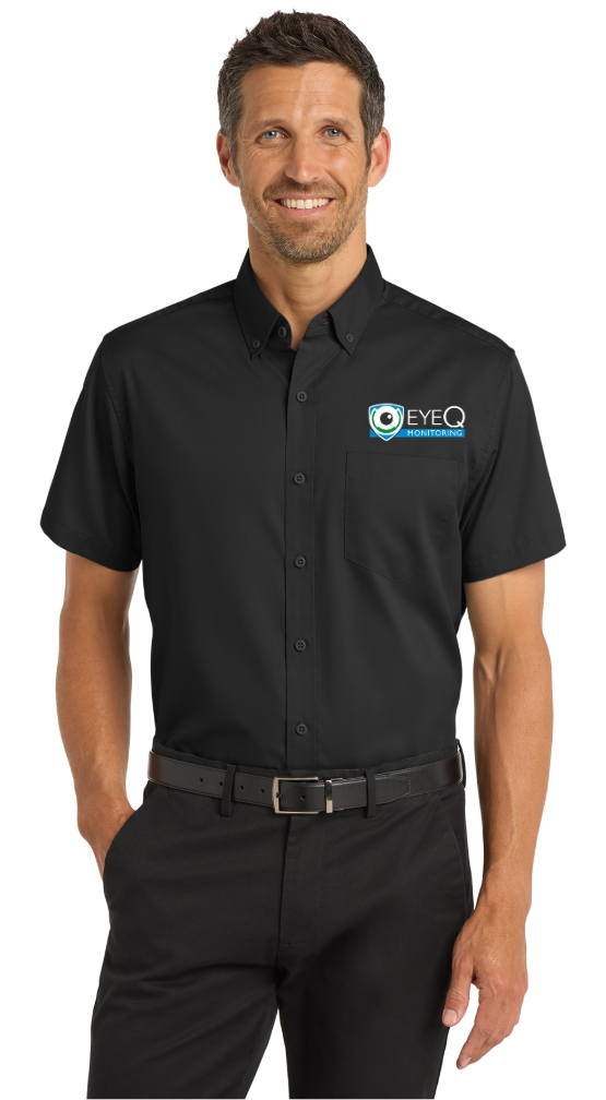 EQM Port Authority® Short Sleeve SuperPro™ Twill Shirt
