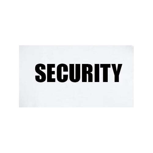 Screen Printing - (SECURITY) in Black