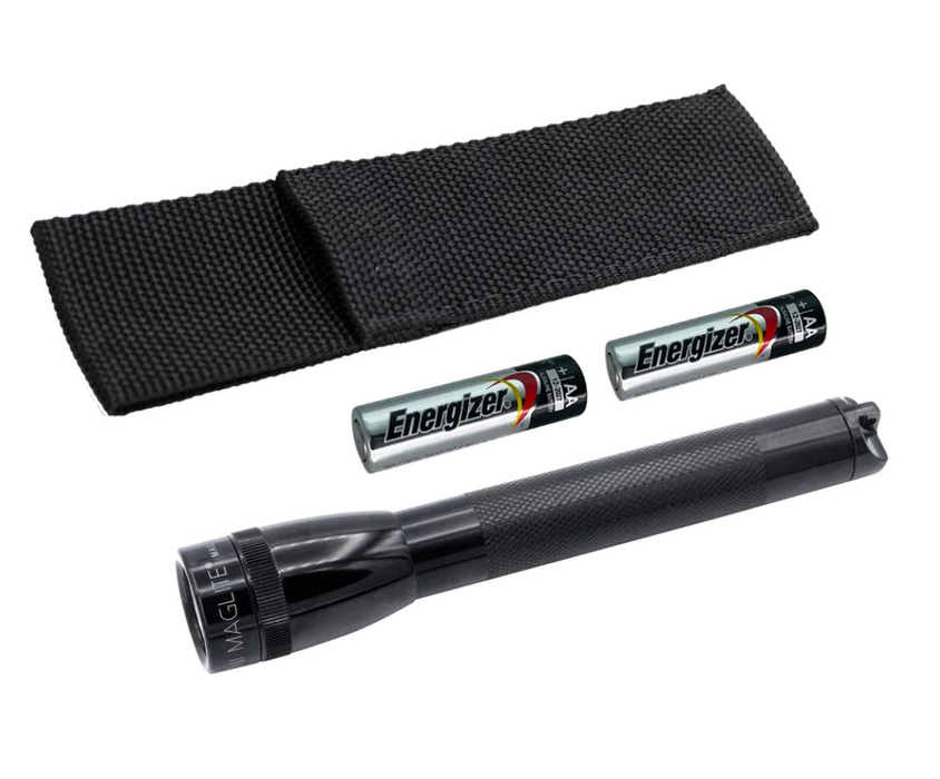 Mini Maglite Xenon Flashlight Holster Pack