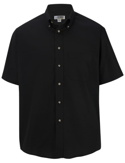 Easy Care Poplin Short Sleeve Mens Shirt