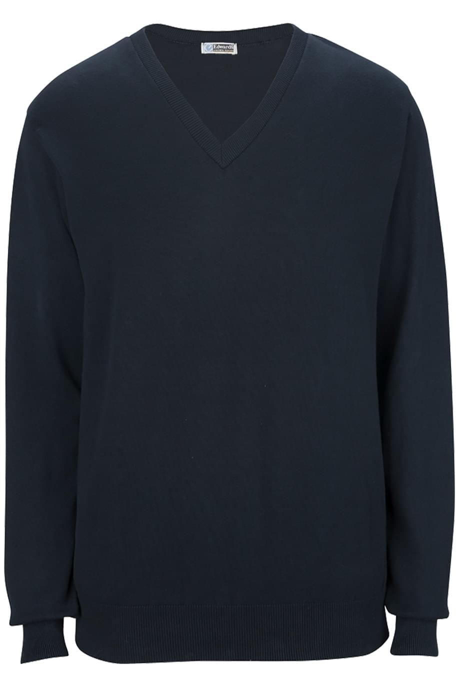 V-Neck Cotton Sweater