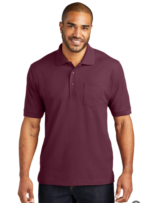 Port Authority® Silk Touch™ Polo with Pocket
