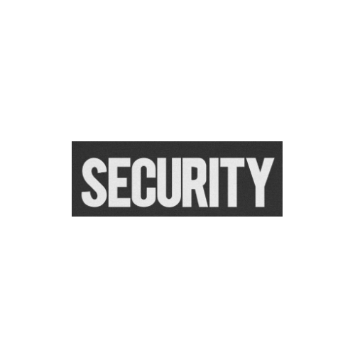 Screen Printing - (SECURITY) in White
