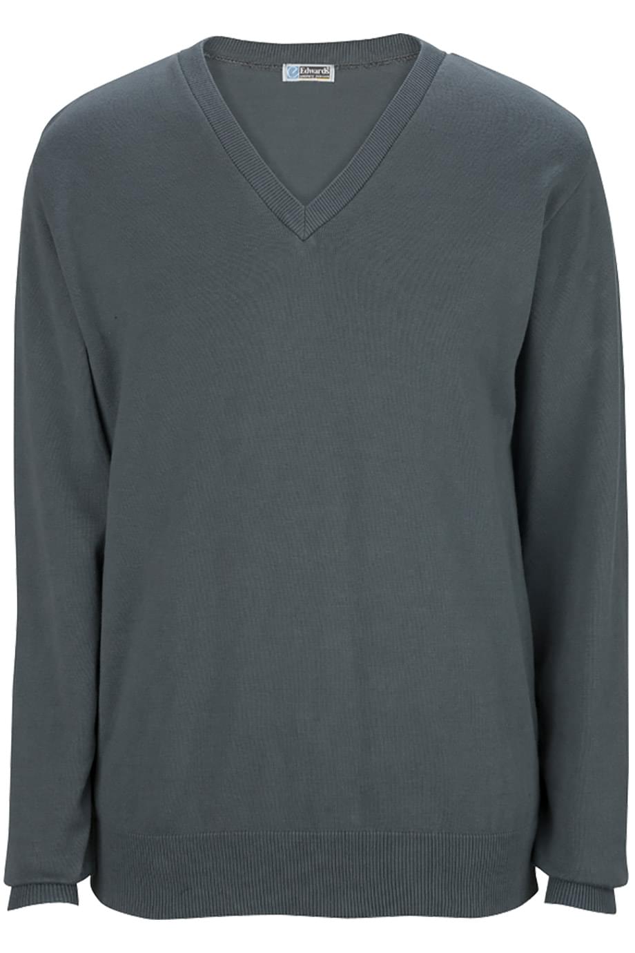 V-Neck Cotton Sweater