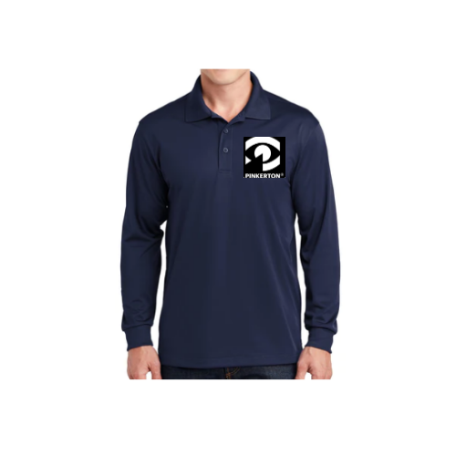 PIN Sport-Tek® Long Sleeve Micropique Sport-Wick® Polo