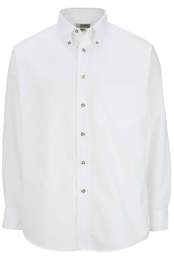 Easy Care Poplin Long Sleeve Mens Shirt