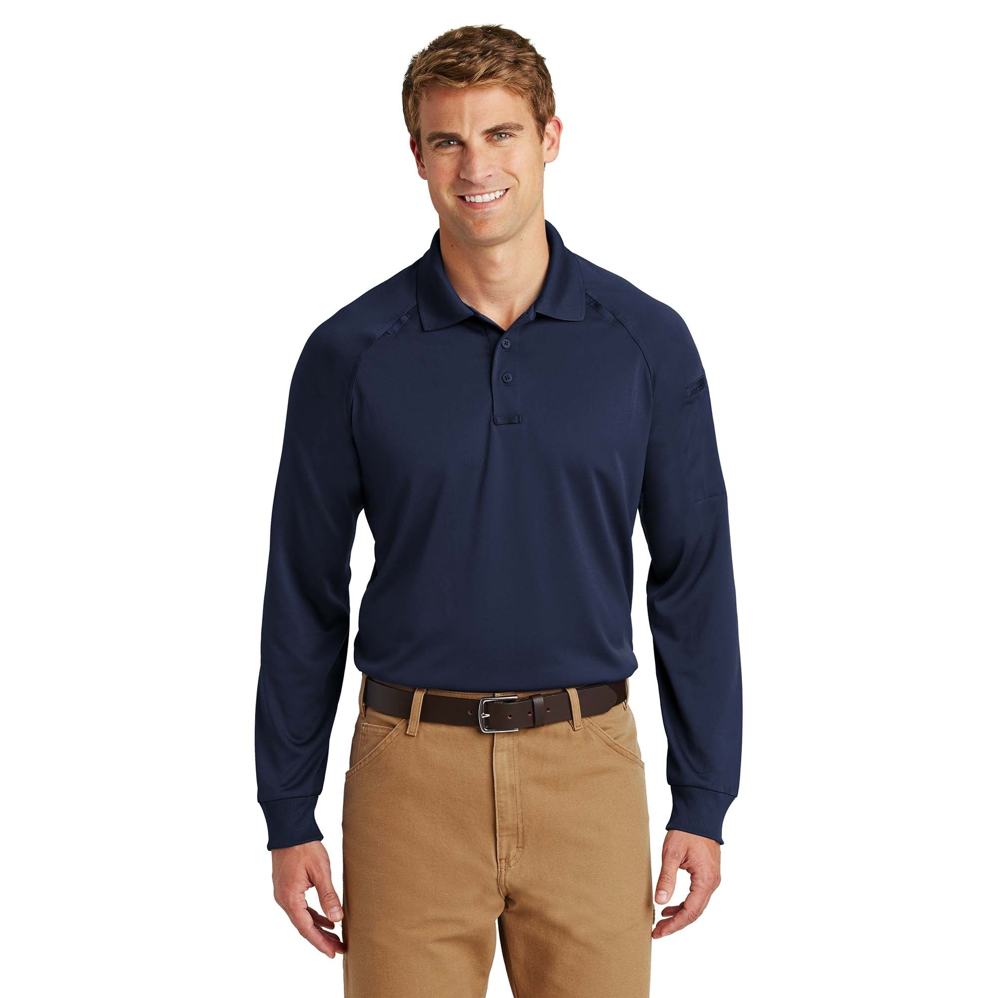 CornerStone® Select Long Sleeve Snag-Proof Tactical Polo