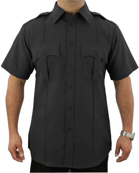 First Class 100% Polyester Short Sleeve Uniform Shirt