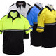 Two Tone Short Sleeve Bike Patrol Shirt with Zipper Pocket