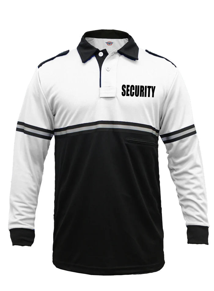 First Class Two Tone With Zipper Pocket Long W/ Security ID on Front and Back