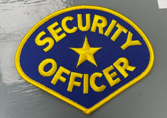 Patch ( Security Officer Star) Yellow on Blue