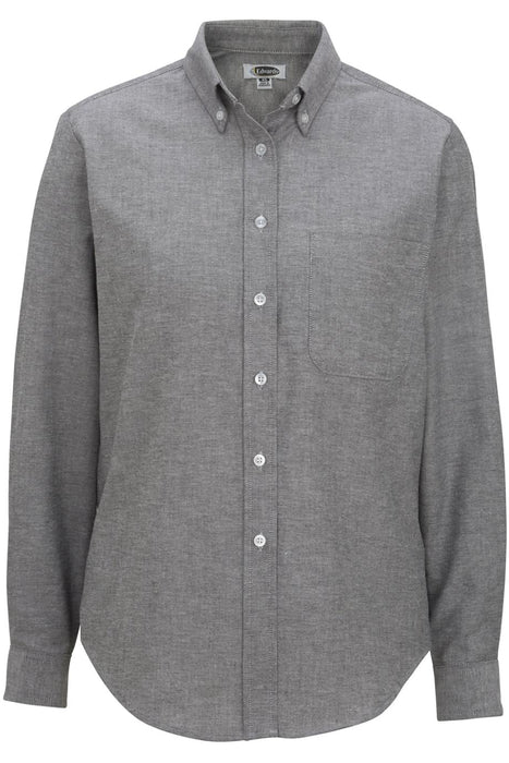 Ladies Long Sleeve Oxford