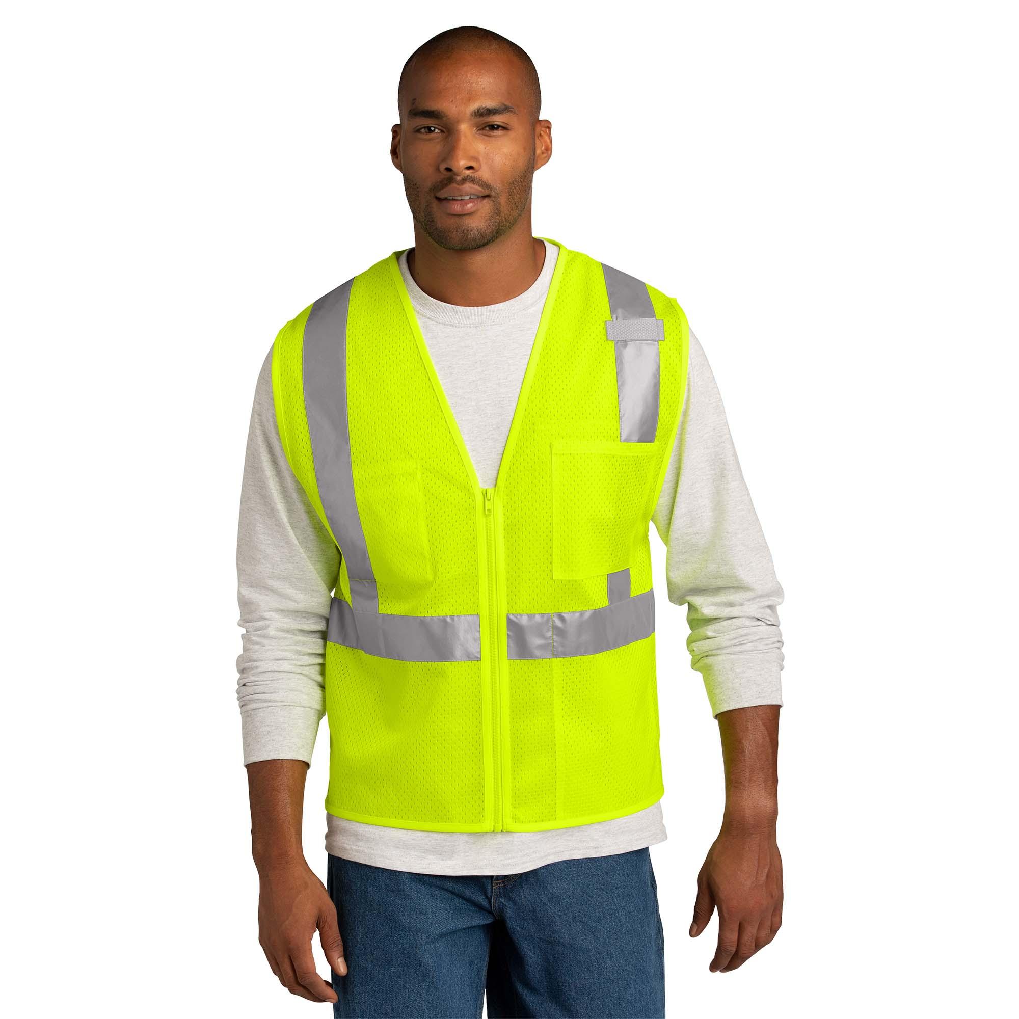 CornerStone® ANSI 107 Class 2 Mesh Zippered Vest