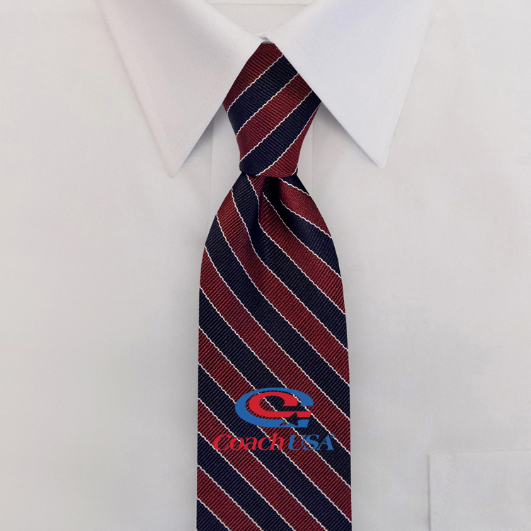 COA Stripe Clip-On Necktie