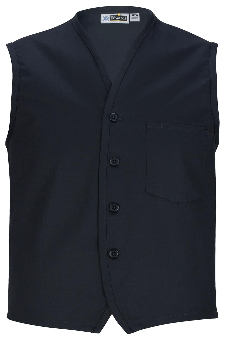 Twill Vest With Waist Pockets