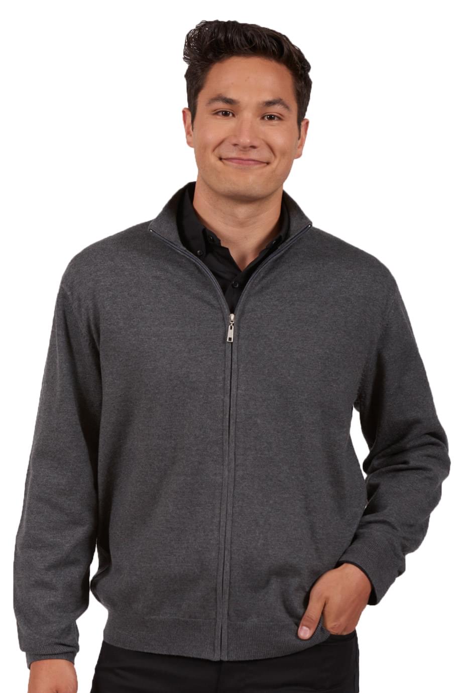 Tri Blend Unisex Full Zip Cardigan